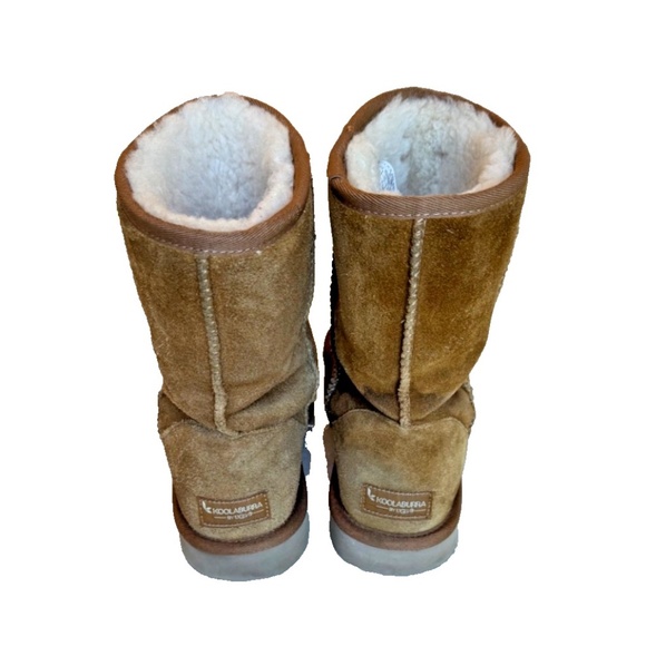 Koolaburra by UGG Style #1017090 Suede/Sheerling Slip On Boots; Tan; Size 9 - Picture 8 of 14